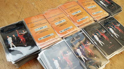 ตัวอย่างการ์ด ไอเดีย รัน NumBer รัน QRcode รัน BarCode