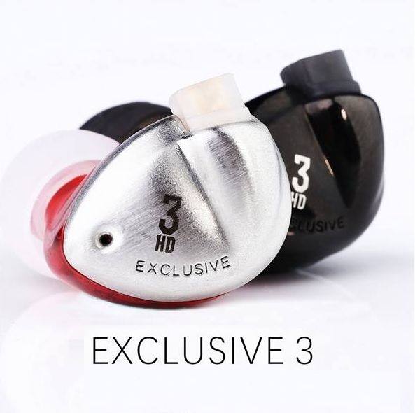 หูฟัง Tfz Exclusive3 Inear 2Graphene Drivers แบบคล้องหู เสียงเทพ ถอดสายได้ สายแบบชุบเงิน รูปทรง Custom เบสแน่นและนุ่ม รายละเอียดระดับเทพ