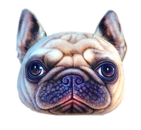 (พร้อมส่ง) หมอนหน้าน้องหมา 3 มิติ (50*40 cm.)