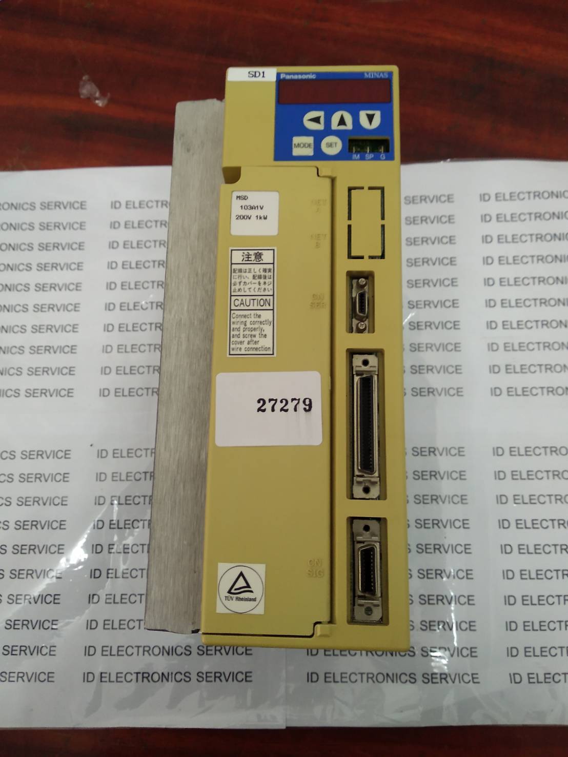 MSD103A1V SERVO DRIVE " PANASONIC "