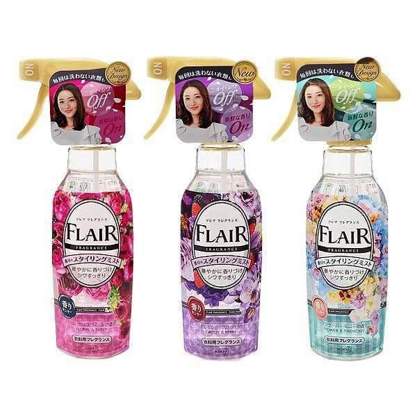 KAO FLAIR FRAGRANCE สเปร์ยลดรอยยับ ขนาด 270ml ส่งฟรี ราคาดีที่สุด