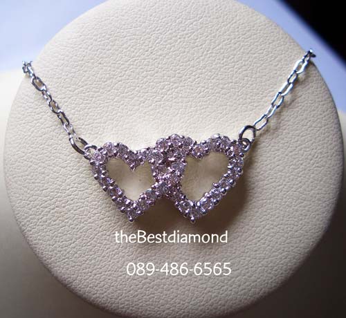 BN013RD+++สร้อยคล้องหัวใจ+++น่ารักม๊ากๆๆๆๆ เป็นรูปหัวใจคล้องกัน ใส่ติดคอได้สบายๆ ใส่ได้ทุกโอกาส ไม่มีout แบบเรียบๆ แต่เก๋ไก๋ สาวๆไม่ควรพลาดนะคะ
