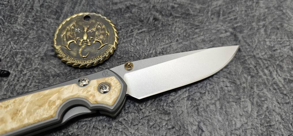 Chris Reeve Small Sebenza 31 Inlay LH Box Elder CPM Magnacut(มือซ้าย)