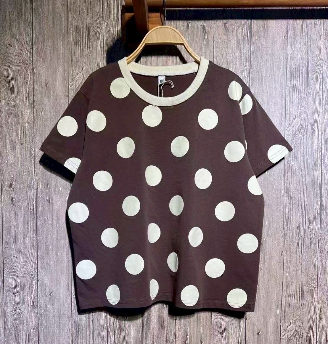 เสื้อยืดลายpolka dot 9am