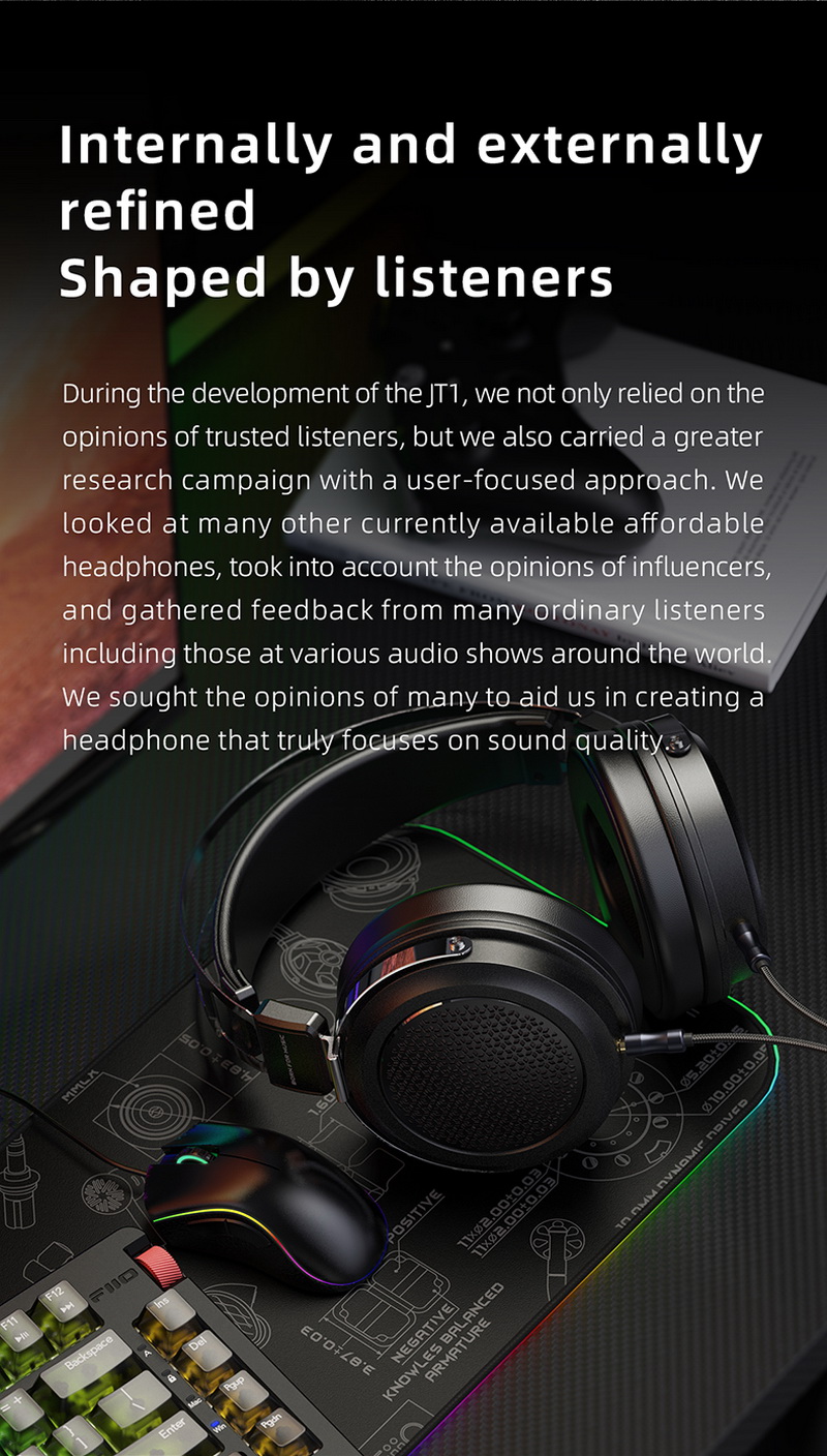 FiiO Jade Audio JT1 หูฟัง Headphones ประสิทธิภาพสูง ประกันศูนย์ไทย