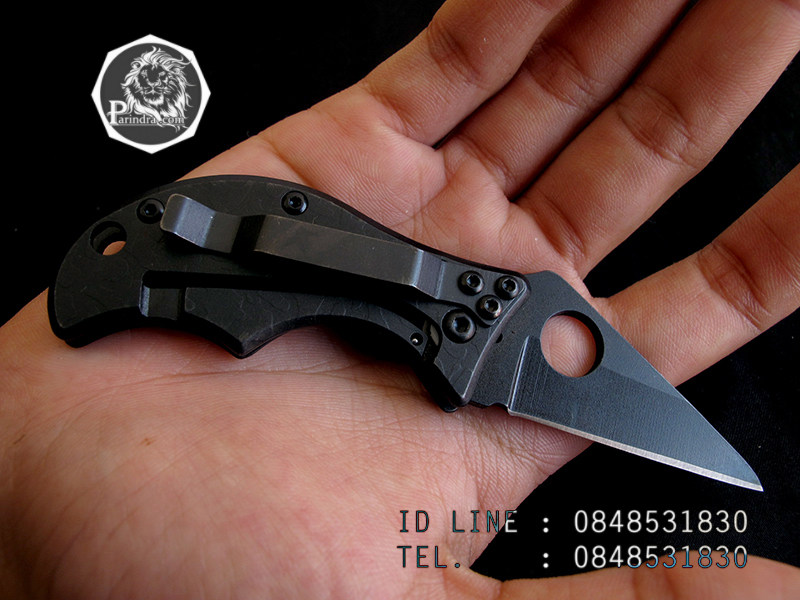 มีดพับ SR Mini Humming Bird สีดำ มีดพับขนาดมินิ พกพาสะดวก