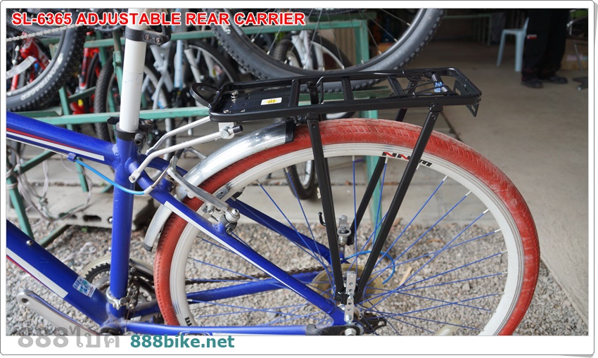 ตะแกรงท้ายทัวร์ริ่ง อลูมิเนียม SL-6365 ,24"-700C ALLOY REAR CARRIER