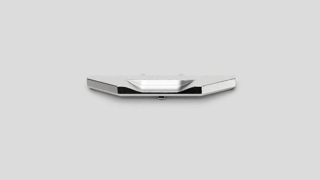METAL REAR BUMPER SILVER MX0013