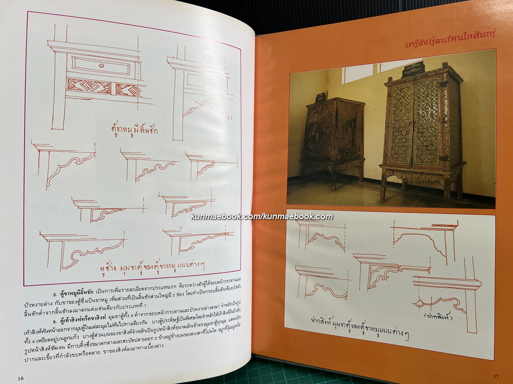 เครื่องเรือนรัตนโกสินทร์ พระที่นั่งวิมานเมฆ / ค้นคว้าและเรียบเรียงโดย สุรศักดิ์ เจริญวงศ์ ม.ศิลปากร