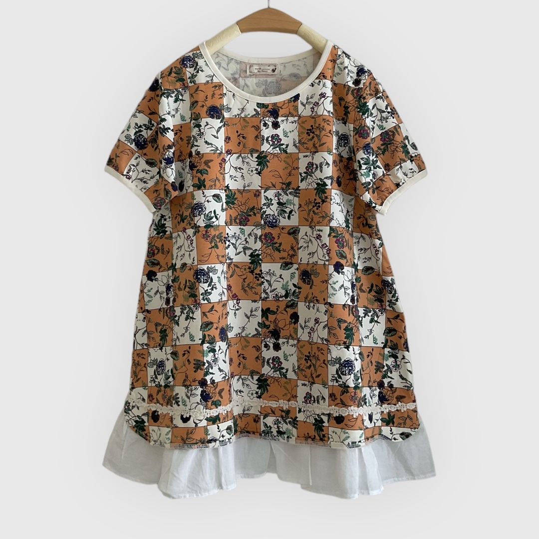 เสื้อยืดแต่งชายระบาย