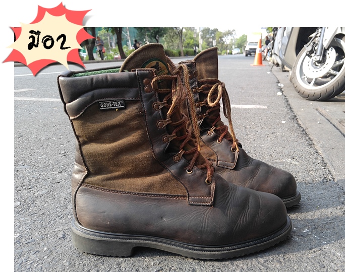รองเท้าจังเกิ้ล RED WING รุ่น GORE-TEX มือ2 หนังน้ำตาล