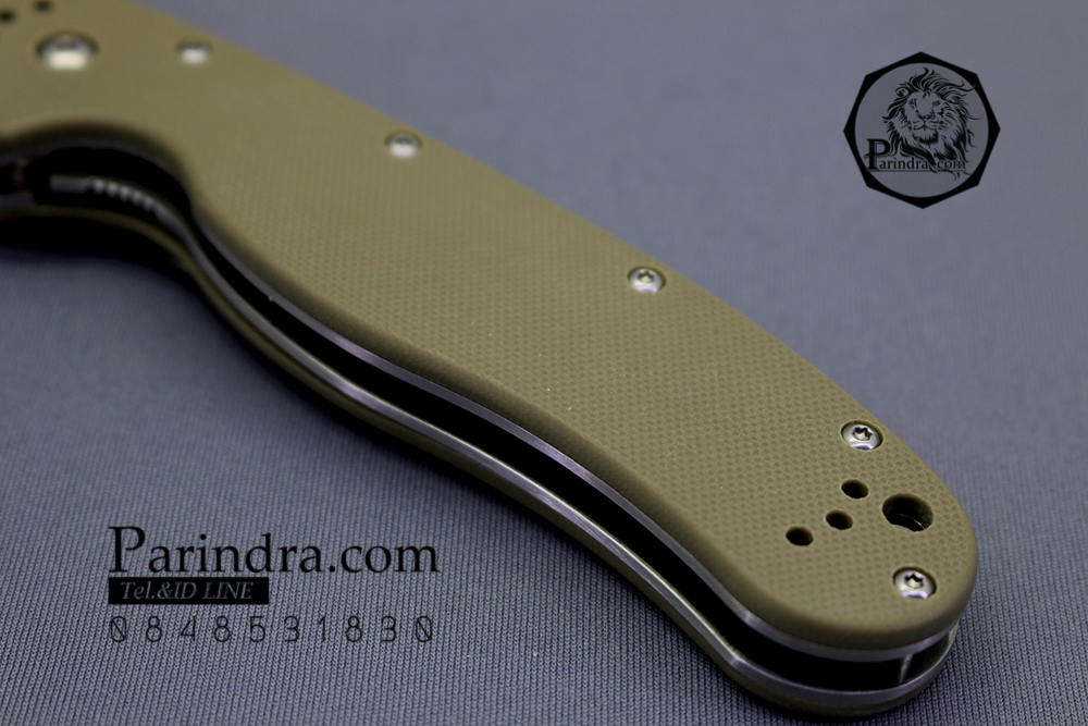 มีดพับ ONTARIO Model-1 ด้าม สีน้ำตาลเทา คมกริบ ขนาด 8 นิ้ว (OEM)