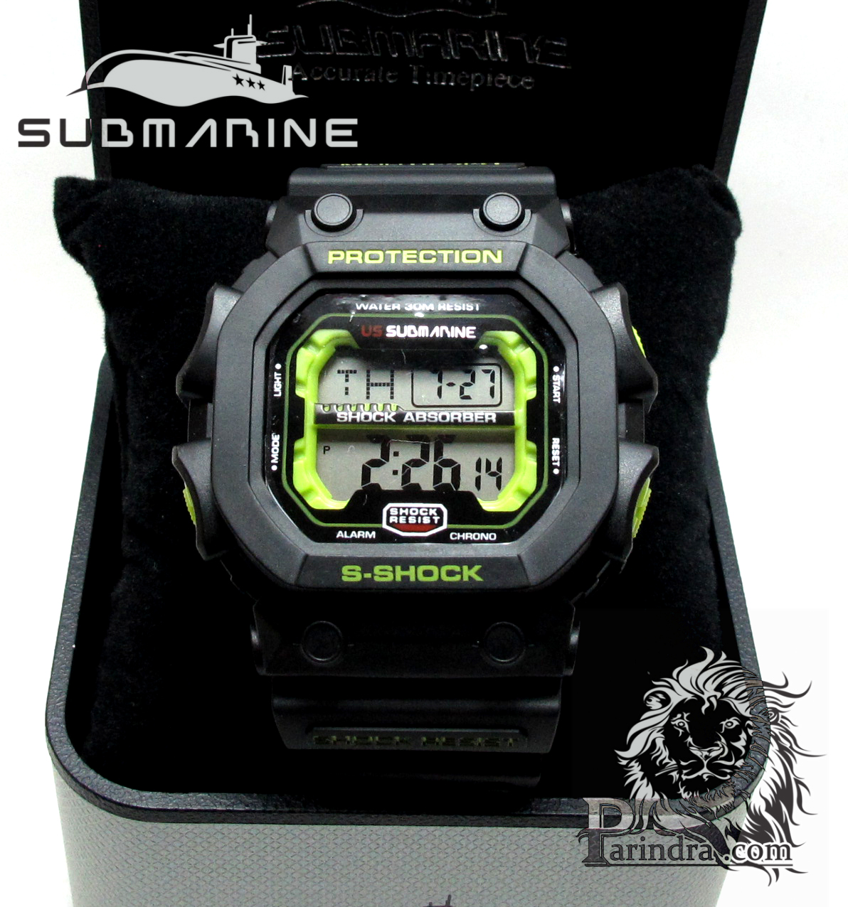 นาฬิกา US submarine รุ่น TP1280M สีดำ-เขียว คล้ายรุ่น King G-shock