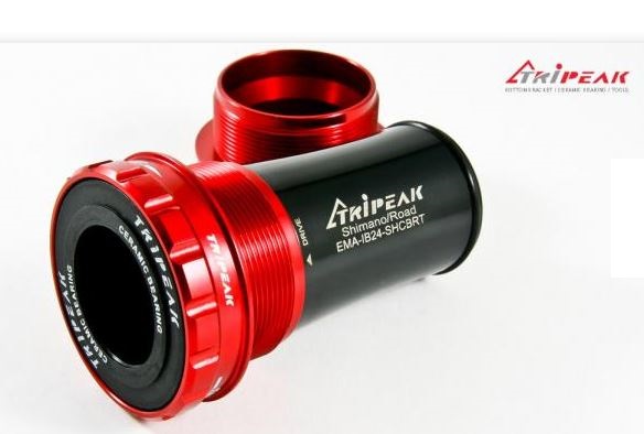 กระโหลก BSA1.37" 24T ,TRIPEAK CERAMIC IB24-SHCBRM(RED),SHCBBM(BLACK)