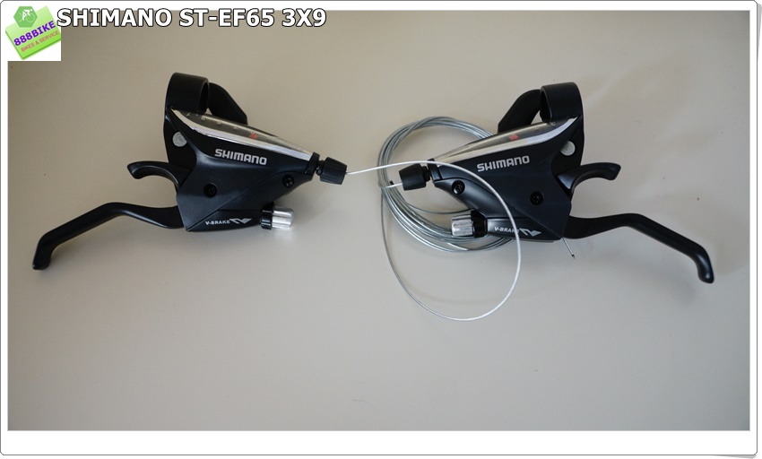 มือเกียร์ SHIMANO ST-EF65 3x9sp (ติดเกียร์ติดมือเบรค)