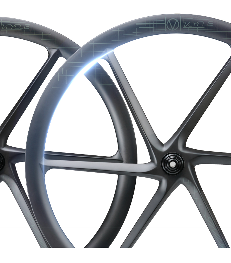 ล้อคาร์บอน VCYCLE EKW166, VIKING 6 แฉก 40 มม. – น้ำหนักเบา แข็งแรง รองรับ Tubeless | แบรนด์เยอรมัน รองรับ 12สปีด