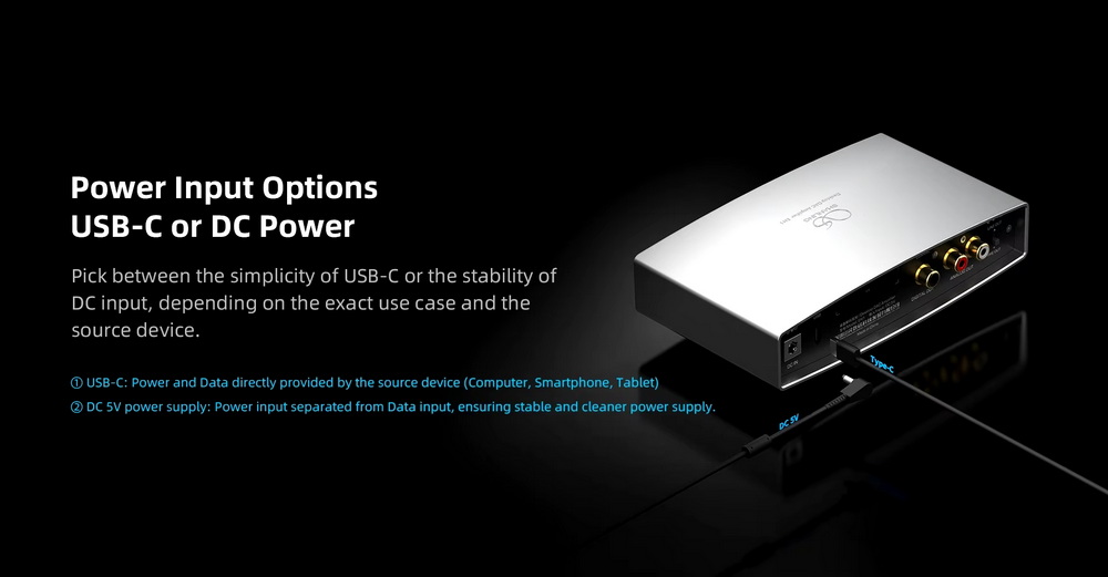 Shanling EH1 DAC/AMP ตั้งโต๊ะชิป CS43198 + SGM8262 x2 รองรับ 32bit/768kHz, Hi-Res ประกันศูนย์ไทย