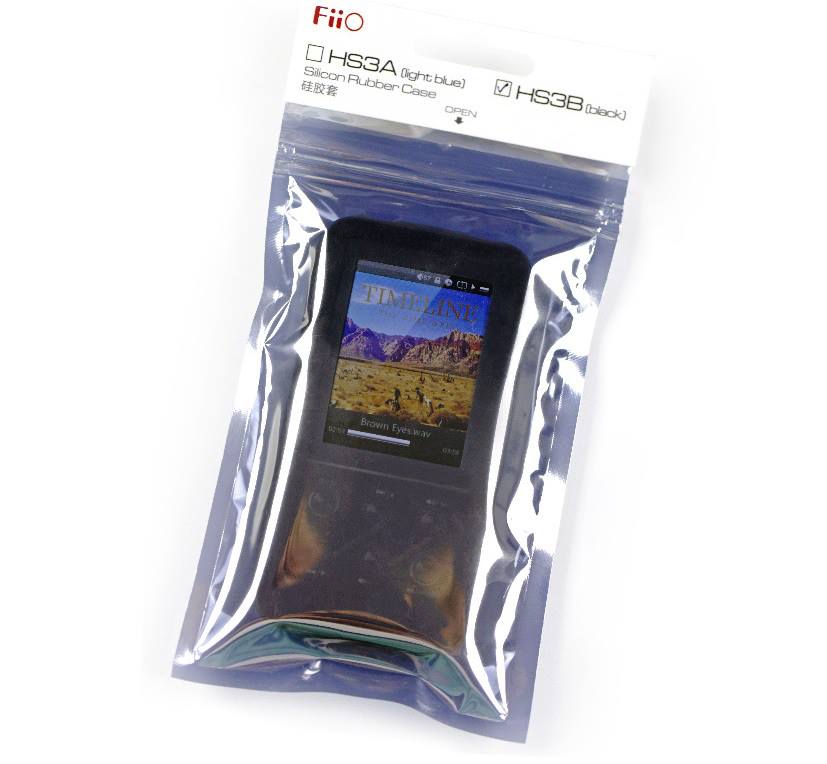 ขาย เคส FiiO HS3B ซิลิโคนกันกระแทกสำหรับ FiiO X3 เท่านั้น[สีดำ - Black]