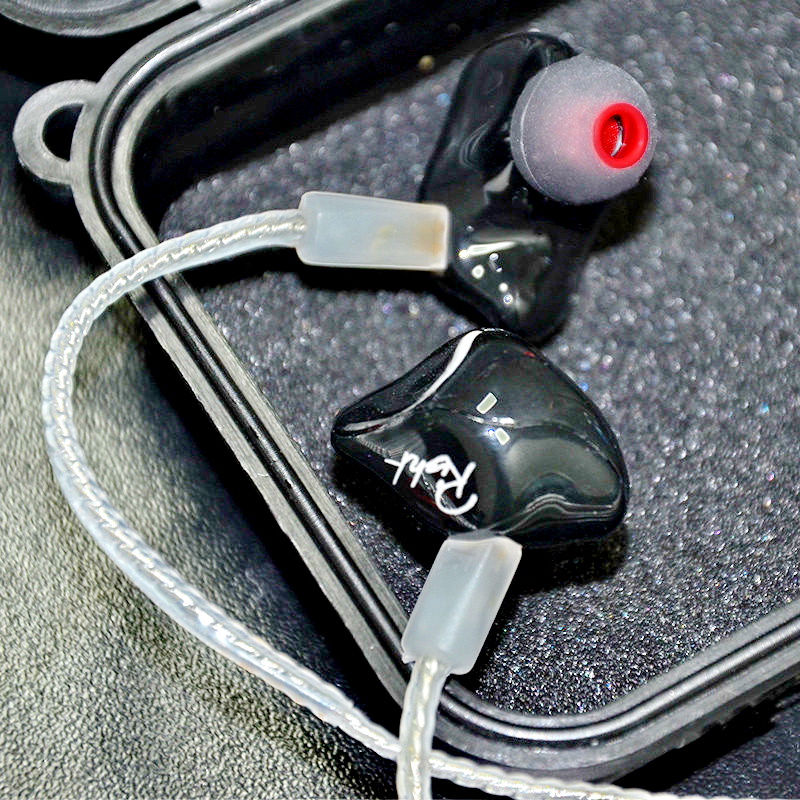 ขายสายเปลี่ยนหูฟัง KZ ZS3 / ZST / ED12 สายทองแดงชุบเงินถัก