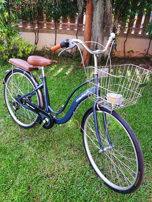 จักรยานแม่บ้าน OSAKA RHINO XT CITY BIKE พร้อมตะกร้า มีเกียร์ 7 สปีดชิมาโน่ ล้อ26นิ้ว