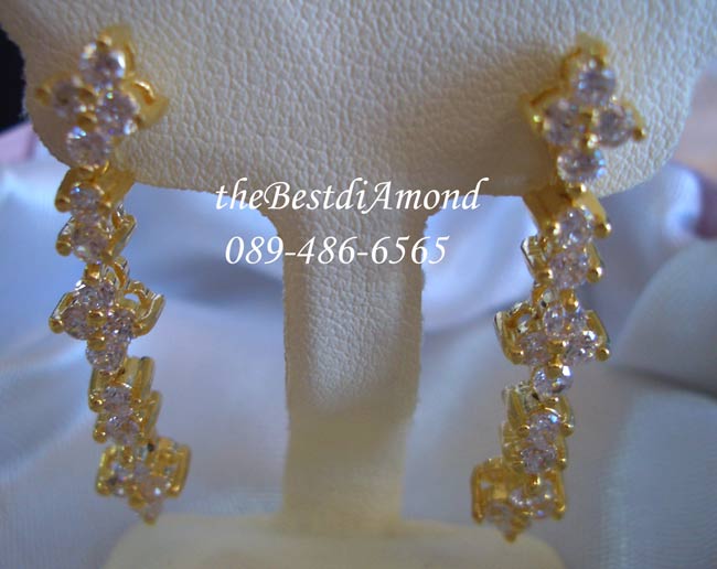 BE802+++ต่างหูดอกไม้ระย้าหรูหรามากๆๆๆ+++แบบหรูหรา สวยงามมาก ดูดีมาก ใส่ออกงาน ได้ไม่อายใครเลยค่ะ แบบเหมือนของแท้สุดๆ ไม่ควรพลาดนะคะ