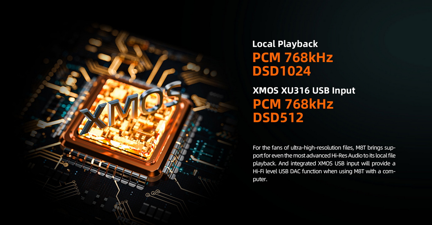 Shanling M8T DAP เครื่องเล่นพกพาหลอดแก้ว ระบบ Android 13 ระดับเรือธง ประกันศูนย์ไทย