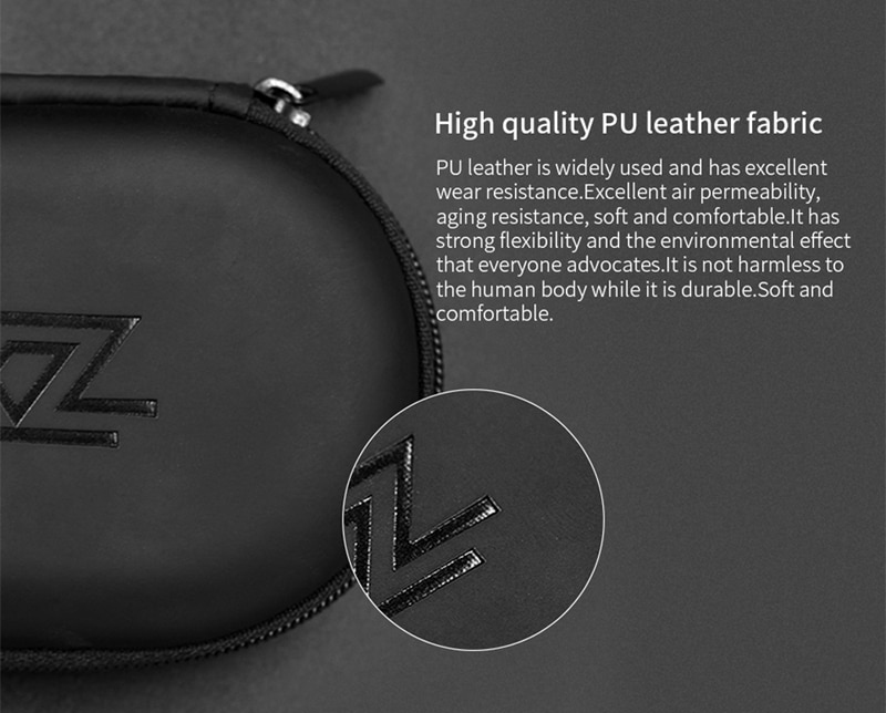 ขาย KZ Oval เคสหูฟังทำจากหนัง PU คุณภาพดี กันฝุ่น กันกระแทก กันหูฟังเป็นรอย