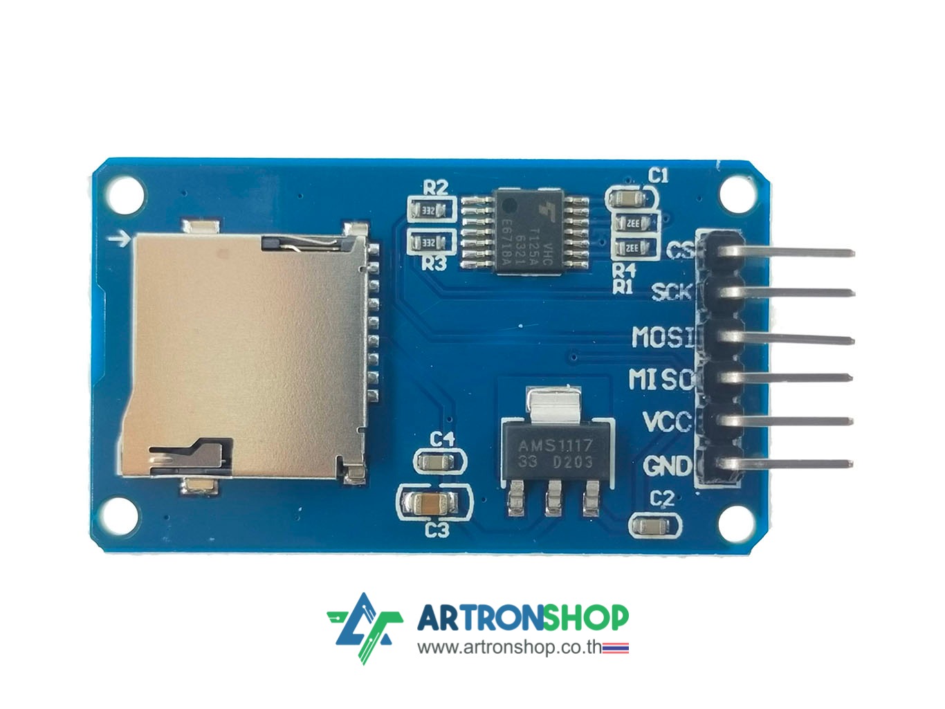 โมดูลอ่าน เขียน MicroSD Card