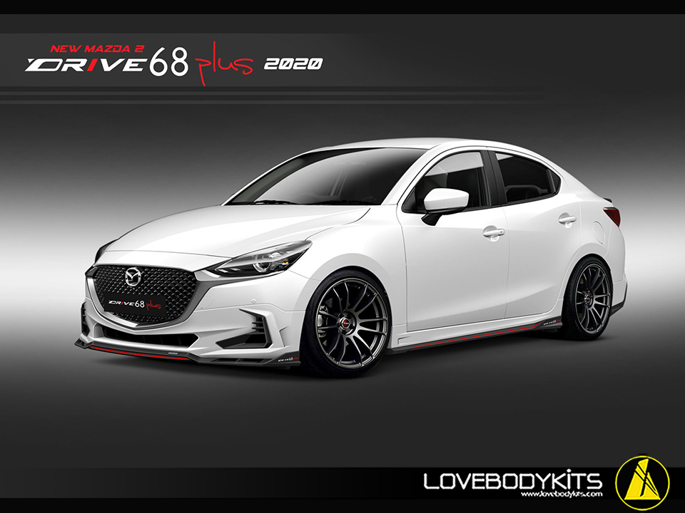 ชุดแต่ง DRIVE 68 PLUS : MAZDA 2 / 2020 SEDAN / 4D