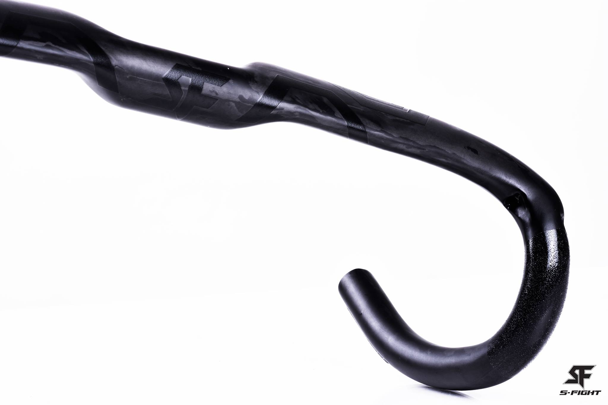 แฮนด์หมอบคาร์บอน S-FIGHT Road Handlebar FULL Carbon - S90 AERO HANDLEBAR ซ่อนสาย , Size 40m42,44cm