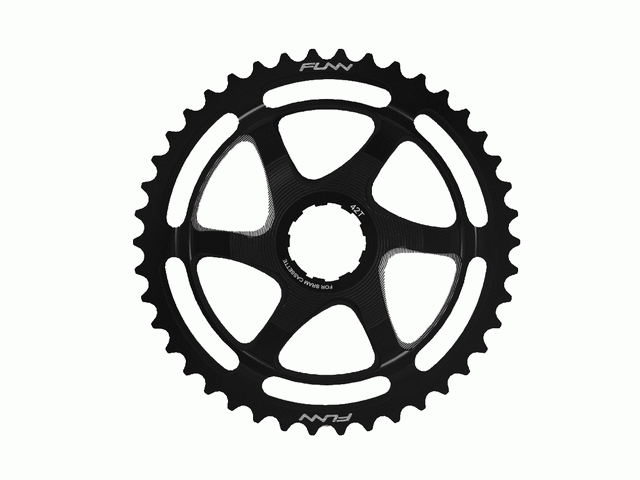 เฟืองหลังจักรยาน FUNN ,E-CH1642B-R ขนาด 42T มีสีดำและสีแดง (Taiwan)