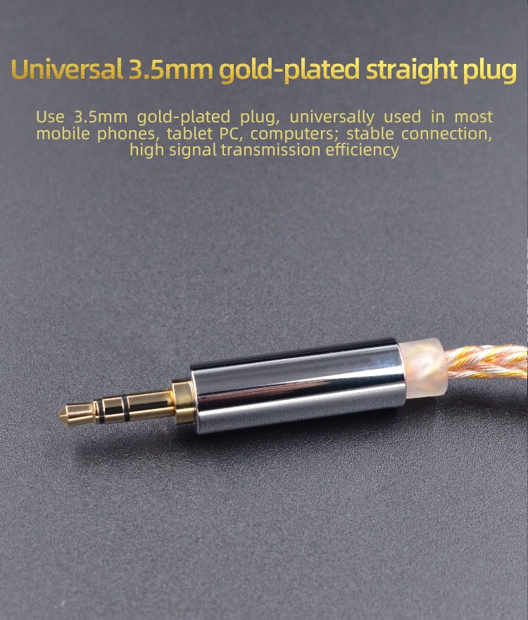 ขาย KZ Gold Mix สายอัพเกรดหูฟัง สำหรับหูฟัง KZ ขั้วพินC