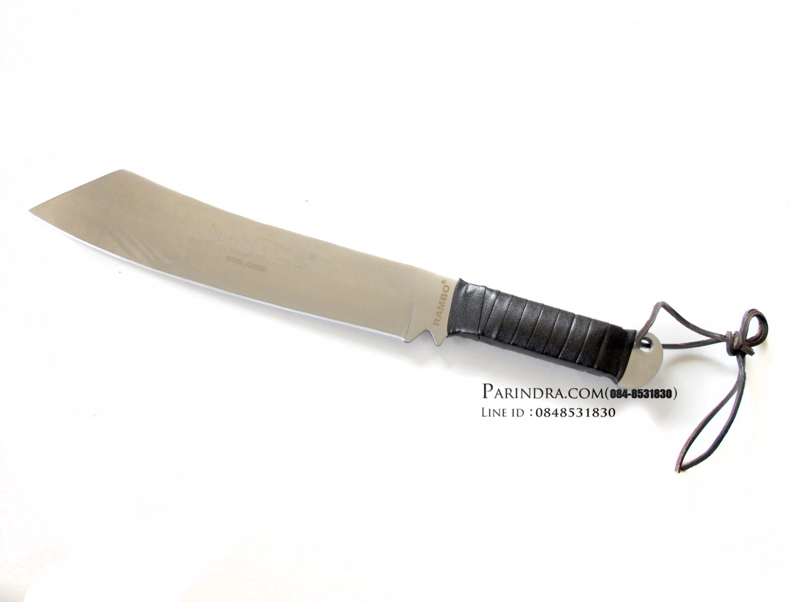 มีดเดินป่าใบตาย RAMBO IV แรมโบ้ 4 สุดโหด (สีเงิน)