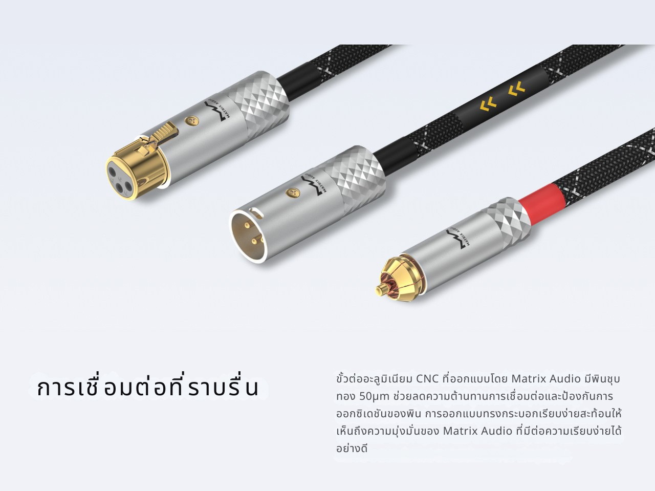 Matrix Audio MA-ANAL สายสัญญาณเสียงอนาล็อกสำหรับระบบ HiFi ที่ออกแบบมาพิเศษ ประกันศูนย์ไทย