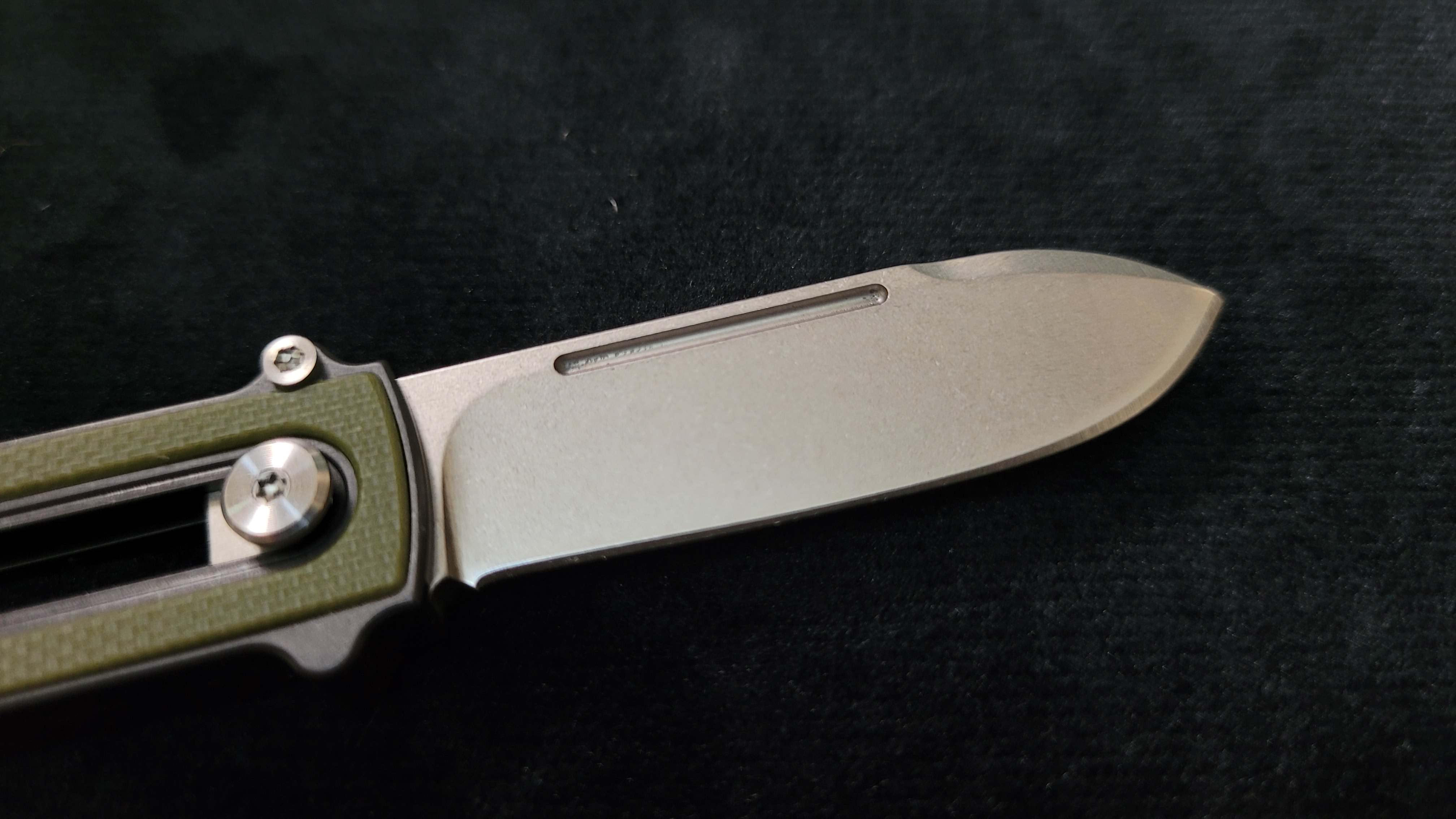 Zr BarloX with M390 Blade-for a short time Dealer's Cost Green Stonewash Blade
