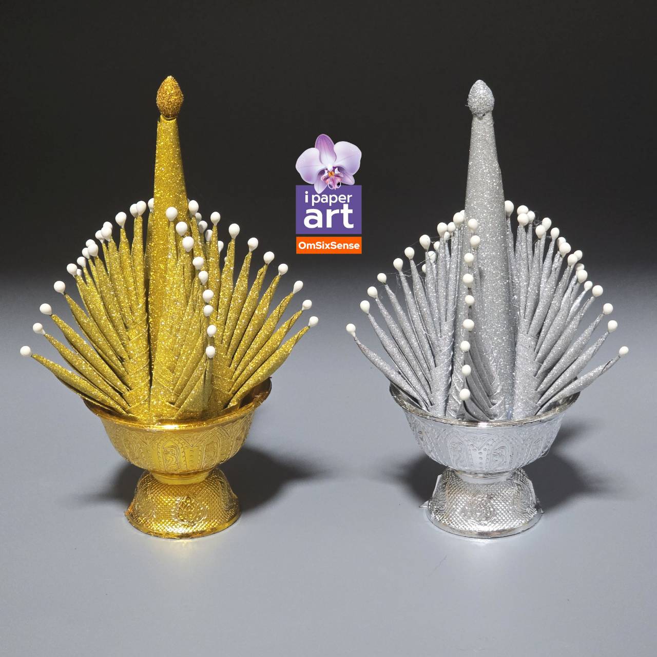 บายศรีเทพ มินิ งานปราณีต ถวายหิ้งขนาดเล็ก | ประดับหิ้งพระ หิ้งเทพ ของขวัญ ของชำร่วยมงคล