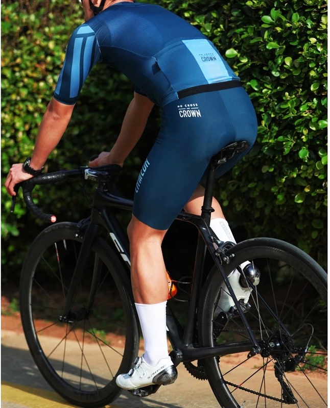 กางเกงจักรยานขาสั้น LAMEDA MEN MINIMAL | สีดำ, น้ำเงินเข้ม ไซส์ S-2XL