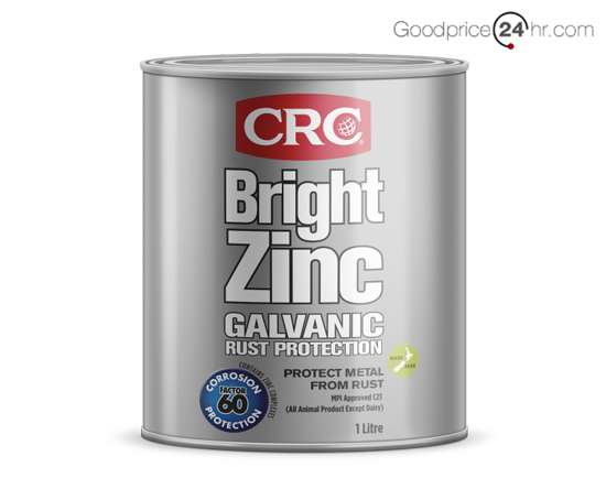 c-222. CRC Bright Zinc สังกะสีเหลว กัลวาไนซ์ เคลือบป้องกันสนิม ขนาด 1L
