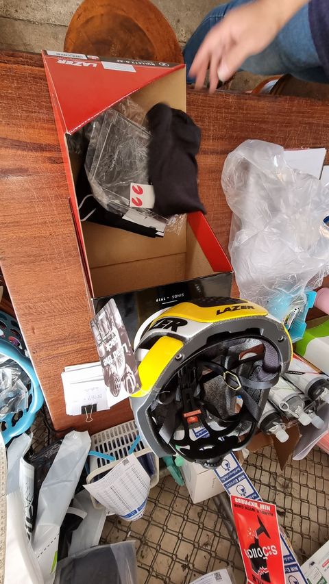 LAZER หมวก BULLET 2.0, สีทีม JUMBO VISMA, S, M, L ปี 2020