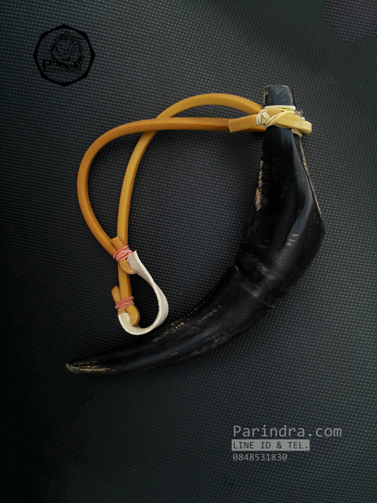 หนังสติ๊กเขาควายดำ โค้งงอ เข้ารูปสวยงาม