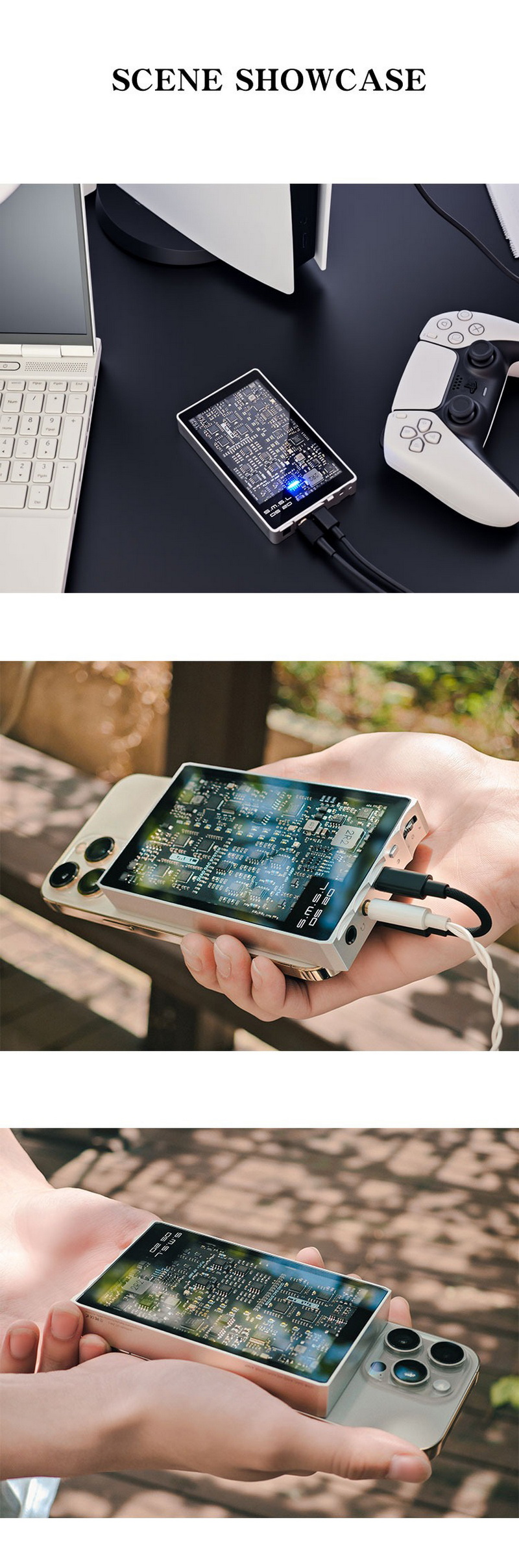 SMSL DS20 DAC/AMP พกพา ชิป CS43131 x4 รองรับ MQA, Hi-Res ประกันศูนย์ไทย