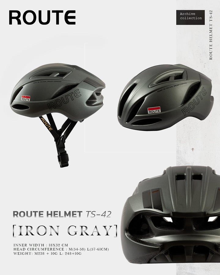 หมวกจักรยาน ROUTE HELMET รุ่น TS-42 Asian Fit