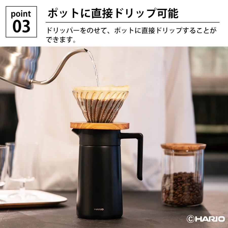 Hario Thermal Server with Ceramic Coating เหยือกน้ำเก็บความร้อนคุณภาพสูง สีขาว 600 ml