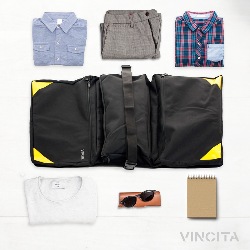 VINCITA B206B กระเป๋าใส่เสื้อผ้ากันกระแทก ใส่ใน กระเป๋าจักรานพับ บรอมตัน วินสิตา