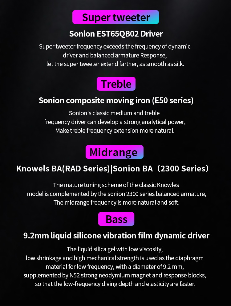 BGVP DM9 หูฟัง Hybrid 9 ไดรเวอร์ 4EST+4BA+1DD ระดับเรือธง ประกันศูนย์ไทย