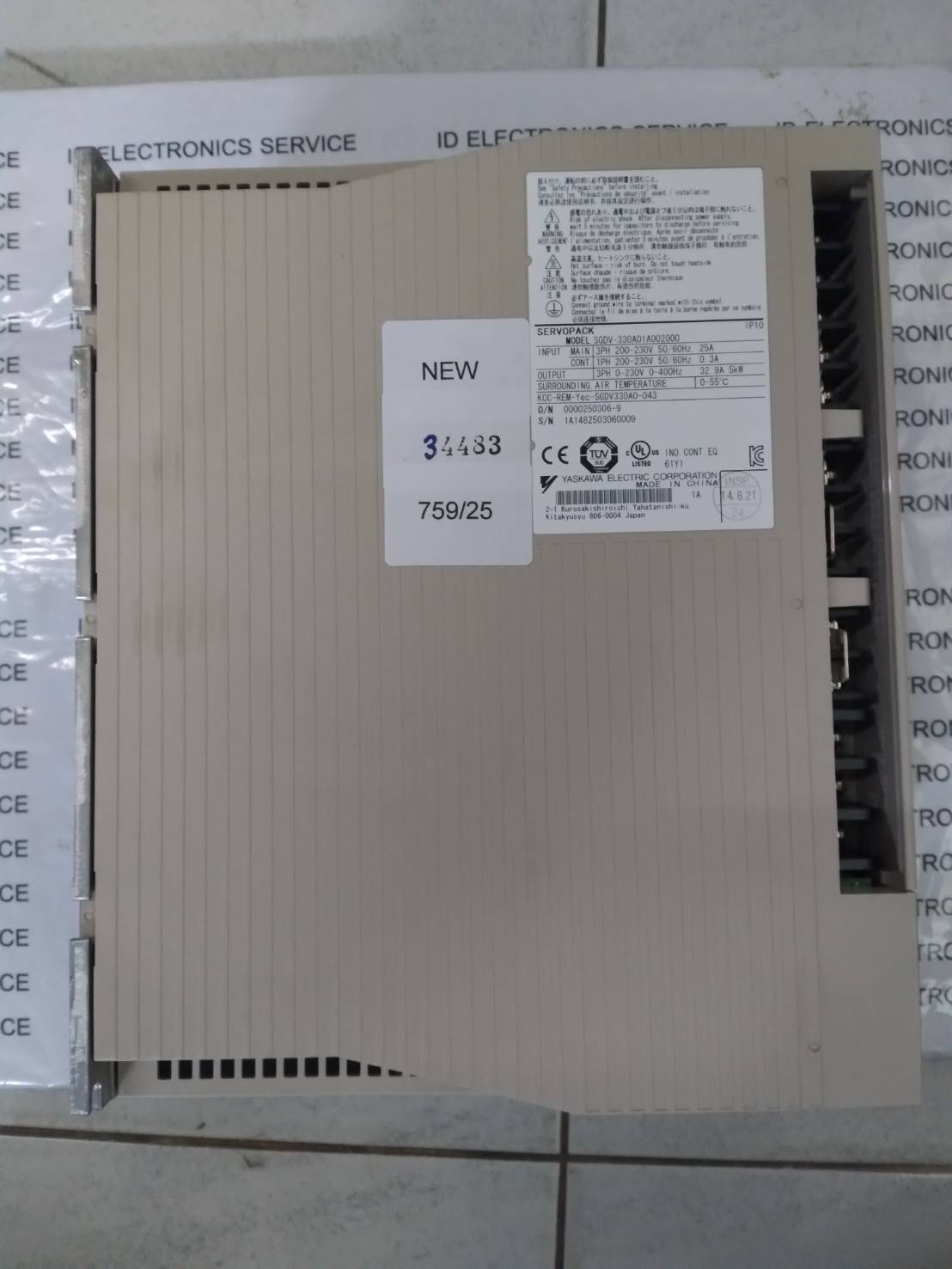 SGDV-330A01A002000 SERVOPACK " YASKAWA "