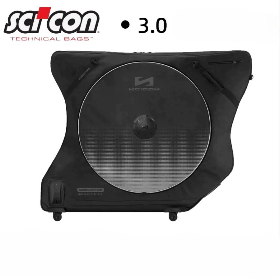 SCICON AeroComfort 3.0 กระเป๋าใส่จักรยานเสือหมอบสำหรับเครื่องบิน — รองรับล้อแท่ง Thru Axle | แถมกระเป๋า Thinkrider 16L ฟรี! 2025