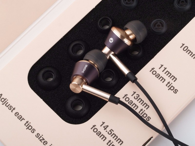 ขาย 1MORE Triple Driver E1001 หูฟัง 3ไดรเวอร์ตัวท้อป 2Balanced Armatures + 1dynamic บอดี้อลูมี เนียมหรู