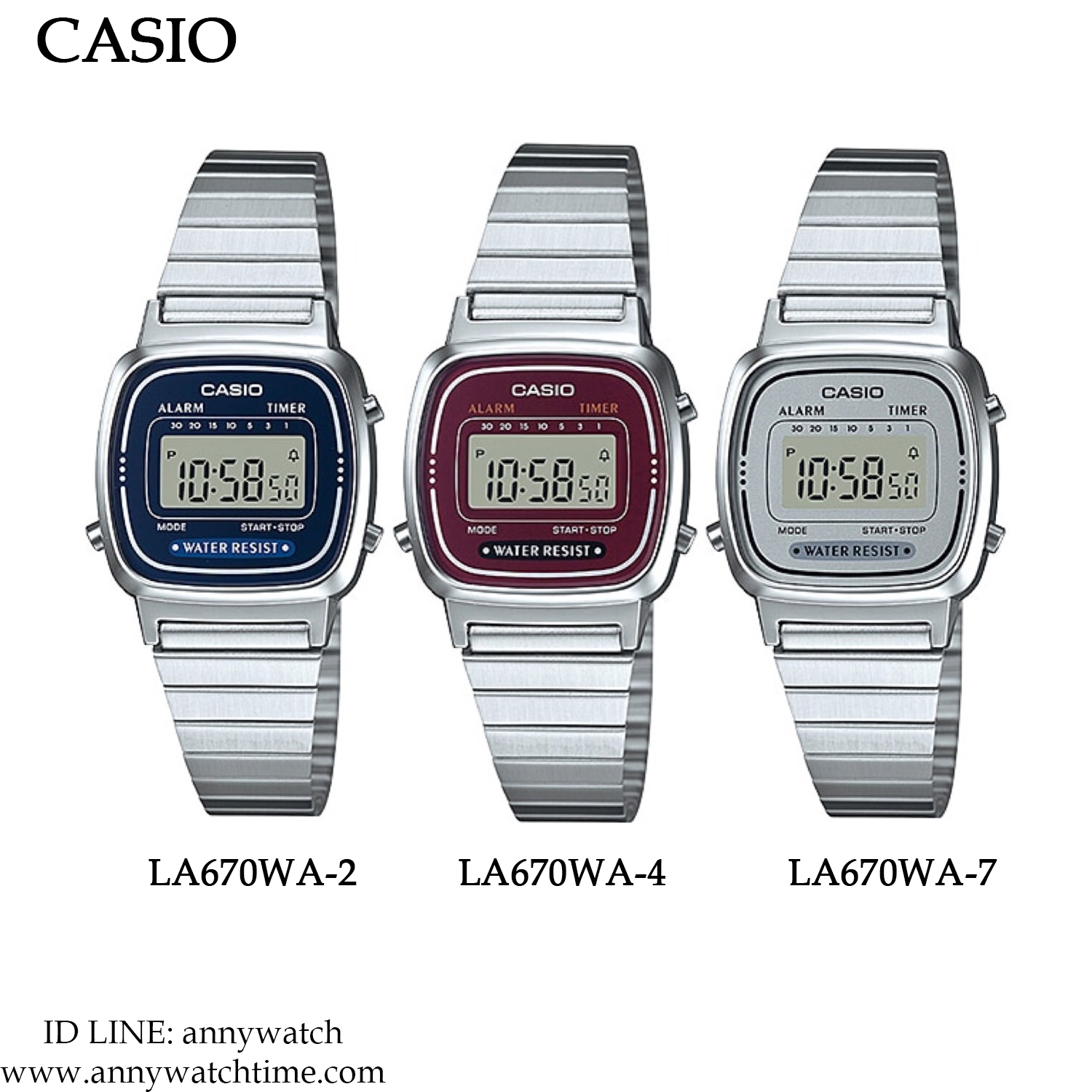 CASIO LA670WA-7