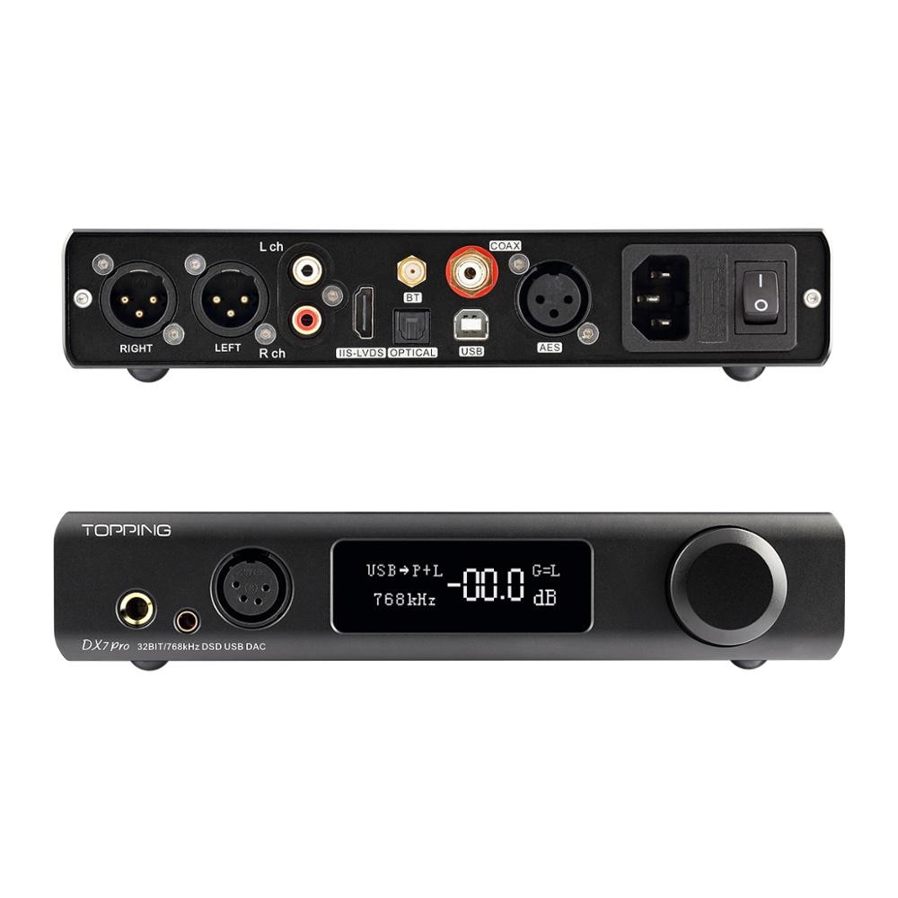ขาย TOPPING DX7 Pro DAC/AMP ตั้งโต๊ะรองรับ Bluetooth 5.0 , 32BIT/768kHz , DSD1024